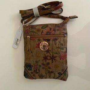 Charming Charlie Floral Crossbody Purse